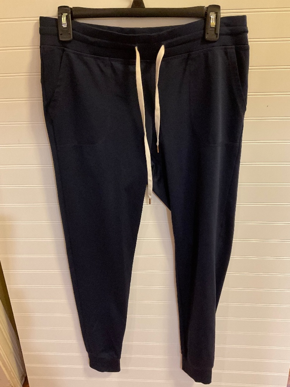 ZYIA Active Navy Drawstring Joggers Athletic Lounge Pants Size: M. Pre Owned